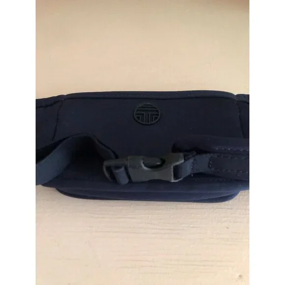 TORY BURCH Sport Belt Bag Neoprene Running Navy White - Picture 11 of 11